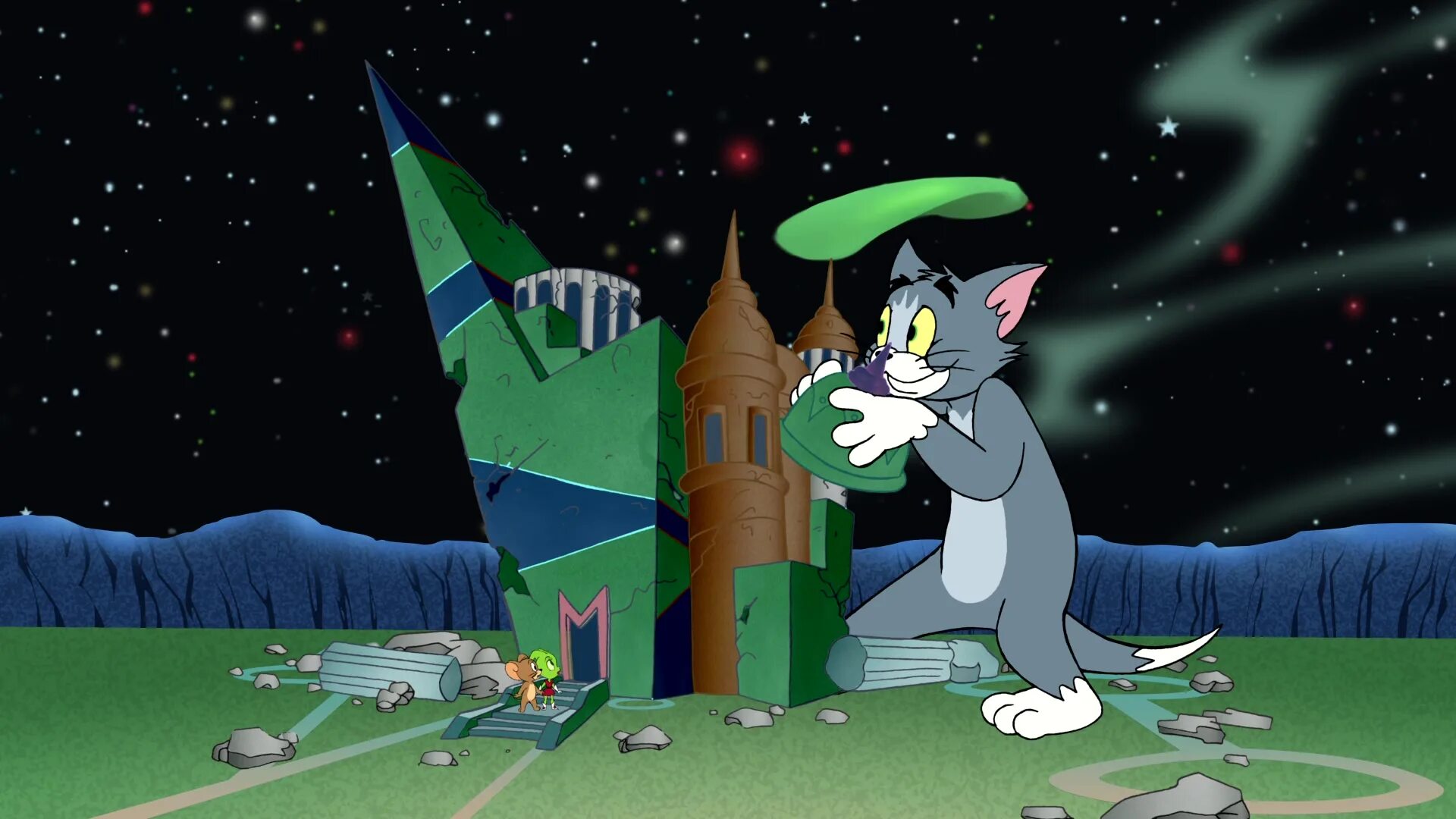 Том и джерри полет. Том и джерри: полёт на марс (2005). tom and jerry полет на марс.