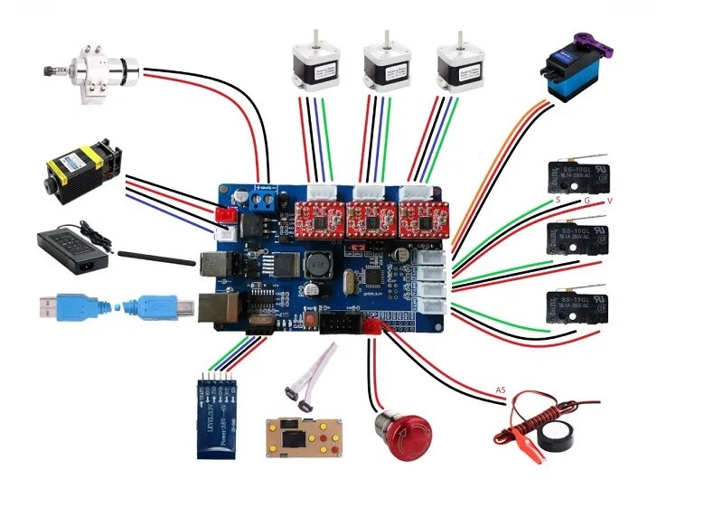 Щуп cnc 3018. Cnc 3018 pro плата управления. контроллер grbl 1.1. z щуп cnc shield v3. плата управления чпу cnc 3018.