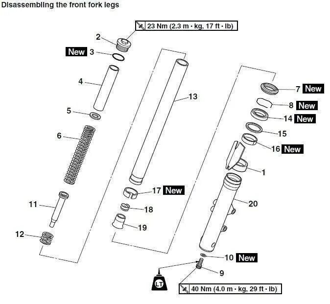 Пружины в вилку мотоцикла Ямаха ср400. Схема передней вилки Yamaha fz1. Ремкомплект вилки Yamaha fz6n. Honda CBF 600 service manual передняя вилка. Замена масла в вилке мотоцикла