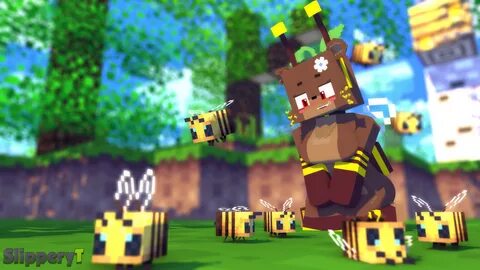 Fan Art of Jenny Mod Bia Prowell Bee costume for fans of Minecraft. 