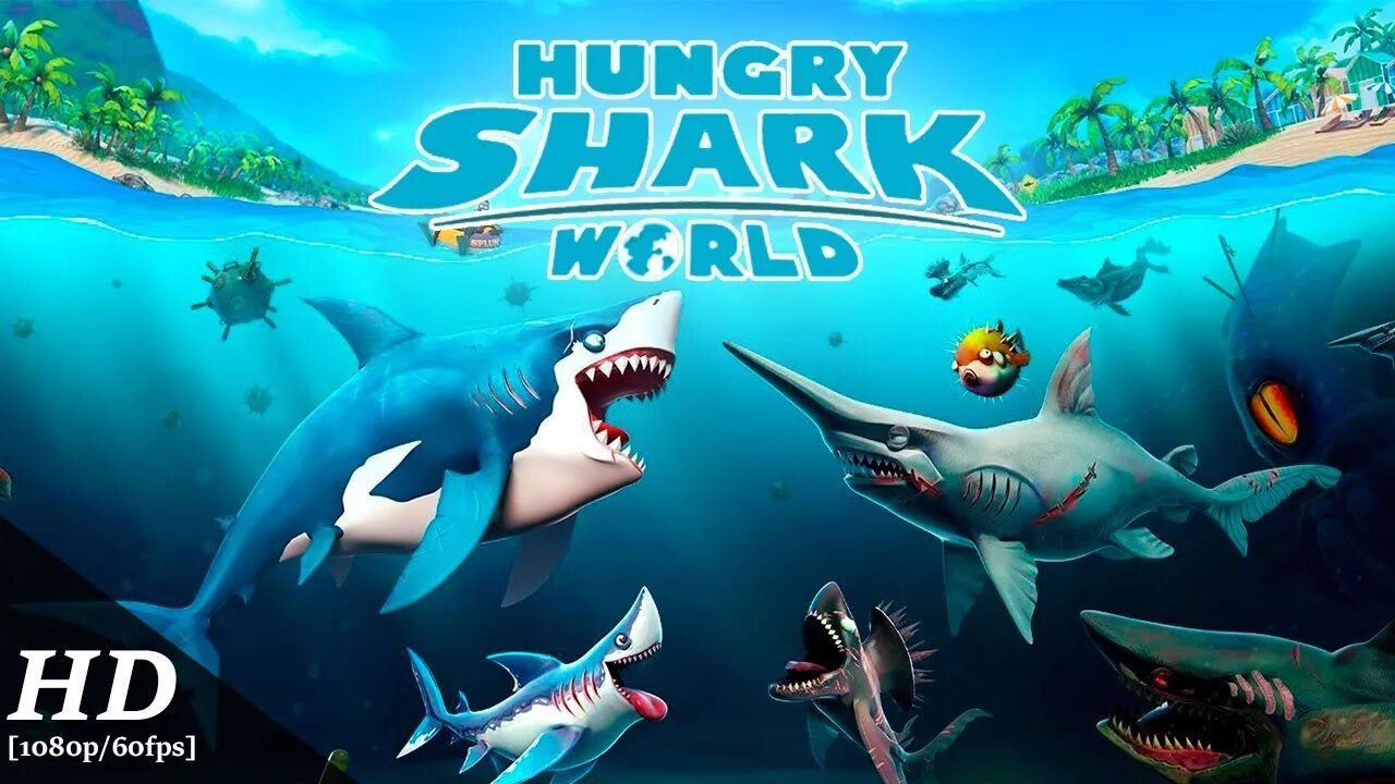 Hungry shark world андроид