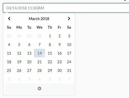 Bootstrap datepicker