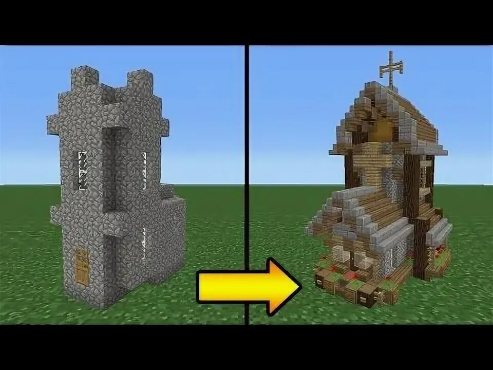 Minecraft Tutorial ► How to Transform a Minecraft Village Church!!! - YouTube