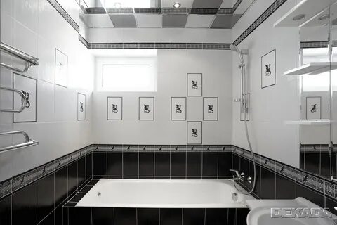 Дизайн ванной комнаты в черном