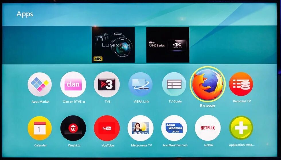 Какой андроид на смарт тв. Firefox os Smart TV. Panasonic Smart TV приложения. Операционная система самсунг телевизора. Apps Market на телевизоре Панасоник.