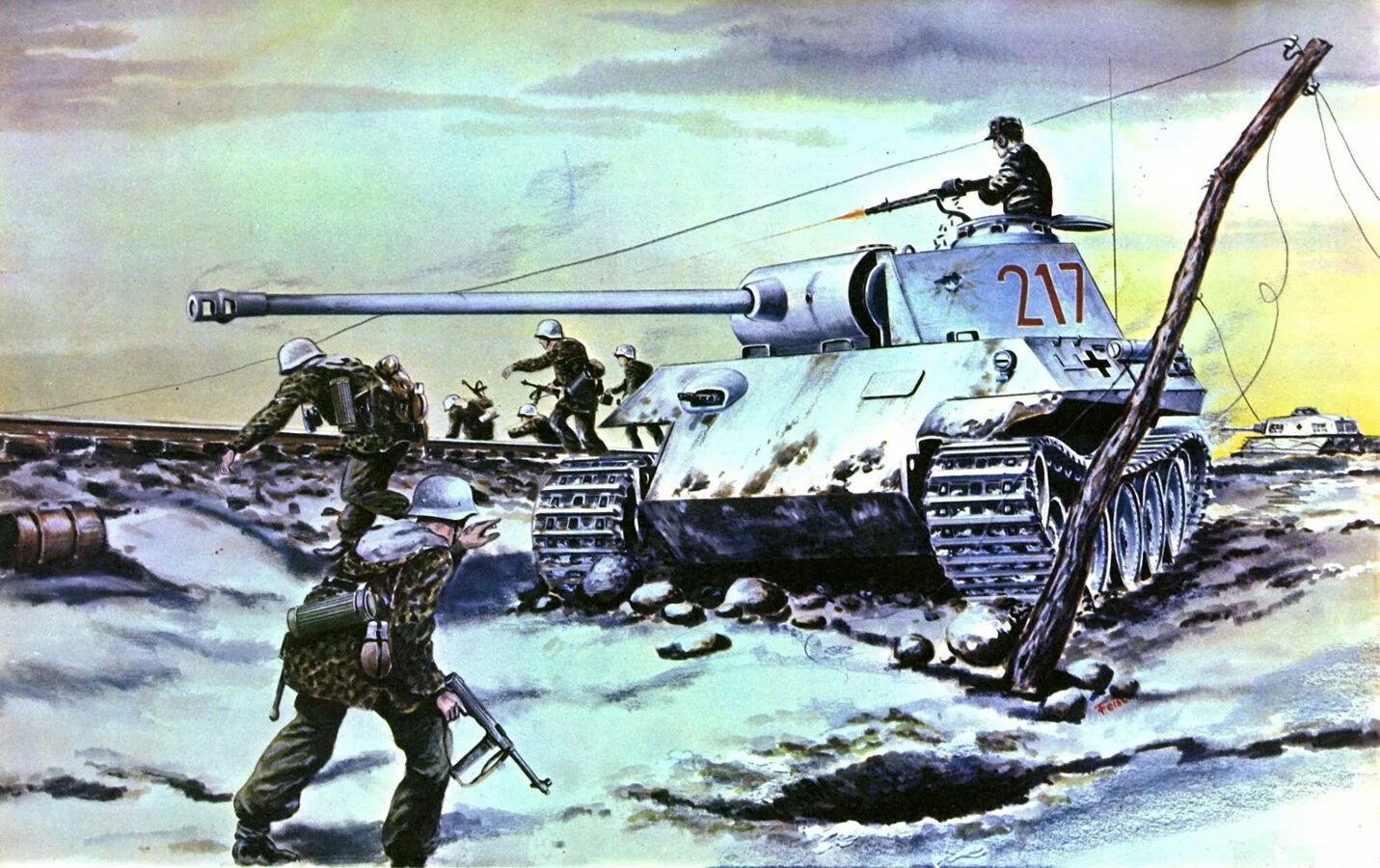 Танки нападение. Танк пантера на войне. Бастонь 1944. Сталинградская битва т34 картины. Пантера танк второй мировой.