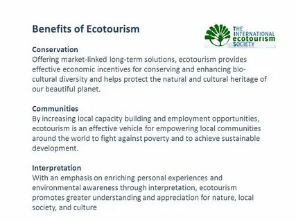 What is your attitude to ecotourism