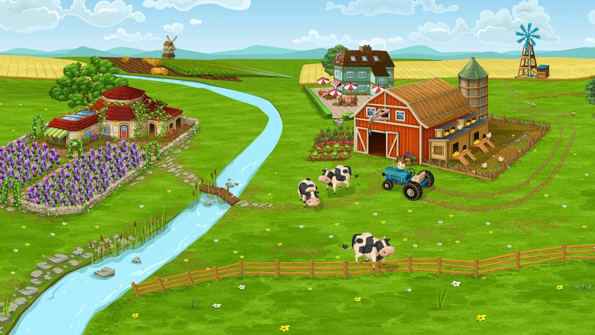 Ферма игры big Farm. Ферма игра мельница. Игра ферма картинки. Ферма без животных. Радостная ферма