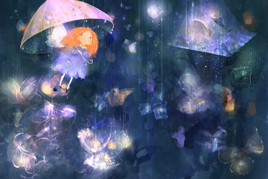 сказочная ночь. ночь волшебных чудес. анастасия столбанова иллюстратор. полина яковлева художник. сказочная девочка.