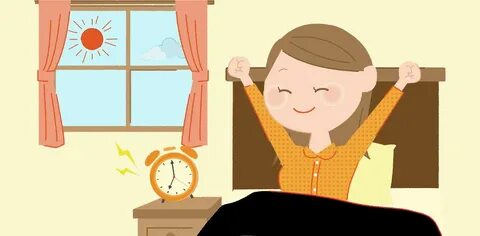 You get up early on holidays