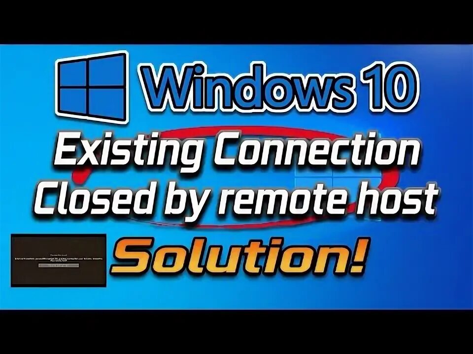 Closed by remote host