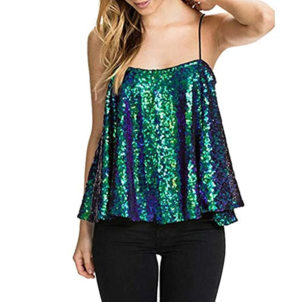 Майка snow white's. Party tops. Party tops. Party tops. Блестящая майка женская.