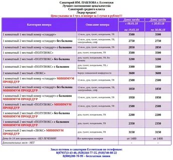 Программа ессентуки