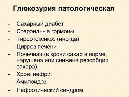 Глюкозурия