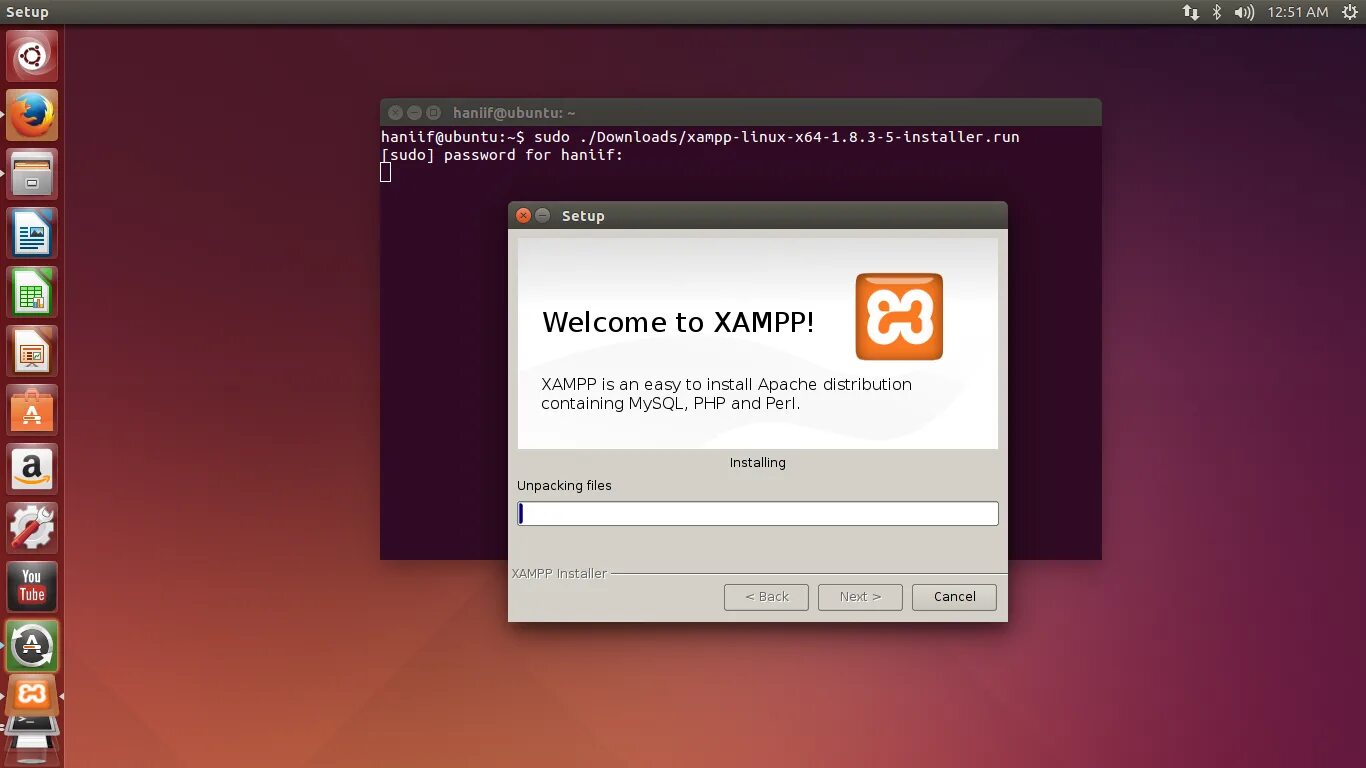 Домен убунту. Доменная авторизация в убунту. XAMPP Linux. Ubuntu 64 bit.