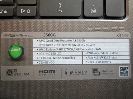 Acer aspire 5560g драйвера