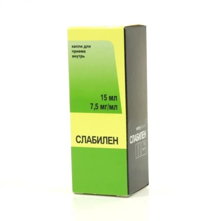 Слабилен, капли 7,5мг/мл 15мл. Слабилен капли 0,75% 15мл. Слабилен натрия пикосульфат. Слабилен в каплях.