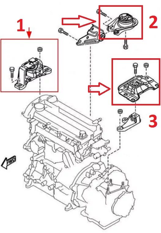 AWD ч.2.2) Редуктор заднего моста от Kuga 2 - Ford Focus III Hatchback, 2 л, 201