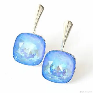 Серьги с кристаллами