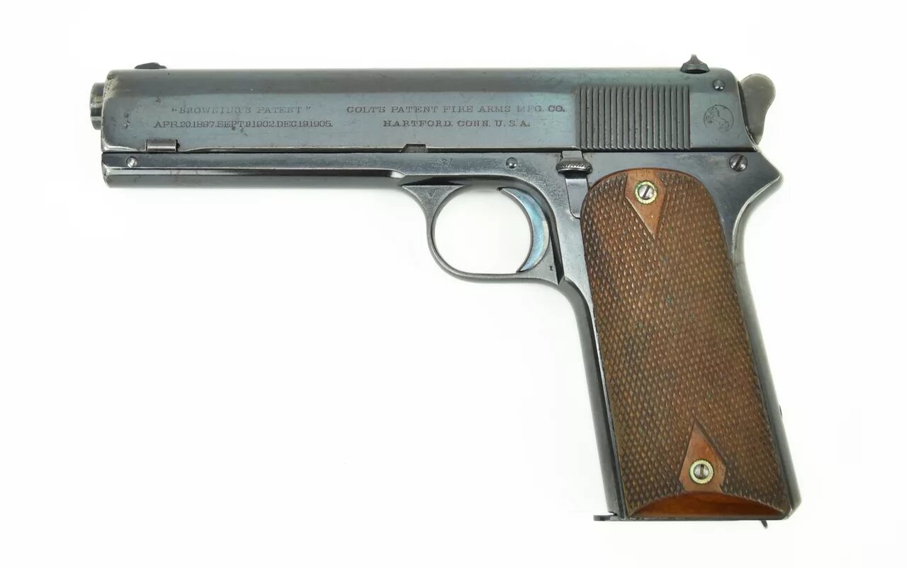 Кольт 45 калибра. Кольт 1905 года. Пистолет Кольт 1905. Пистолет Кольт 45 калибра 1911 года.