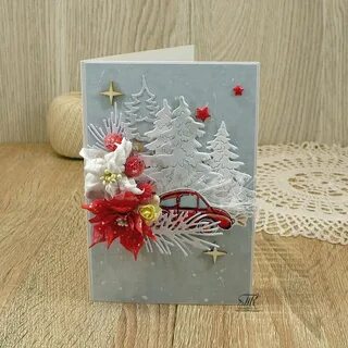 Зимняя открытка своими руками