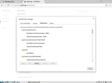 Cert file