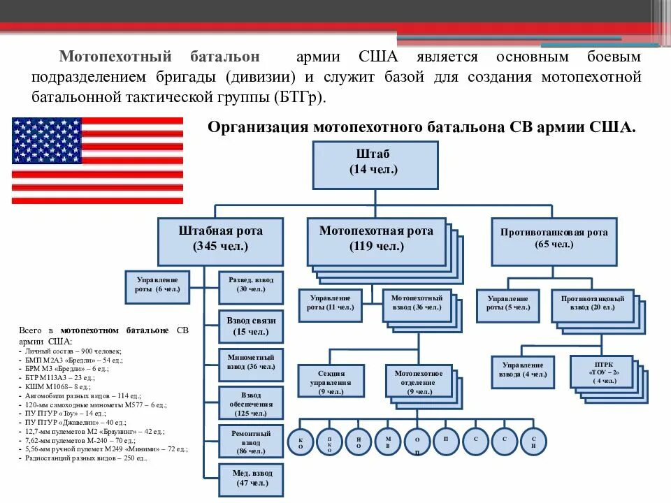 Вс групп рф. Организационно-штатная структура мотопехотного батальона армии США. Организационно штатная структура армии США. Организационная штатная структура армии США. Организационно штатная структура батальона США.