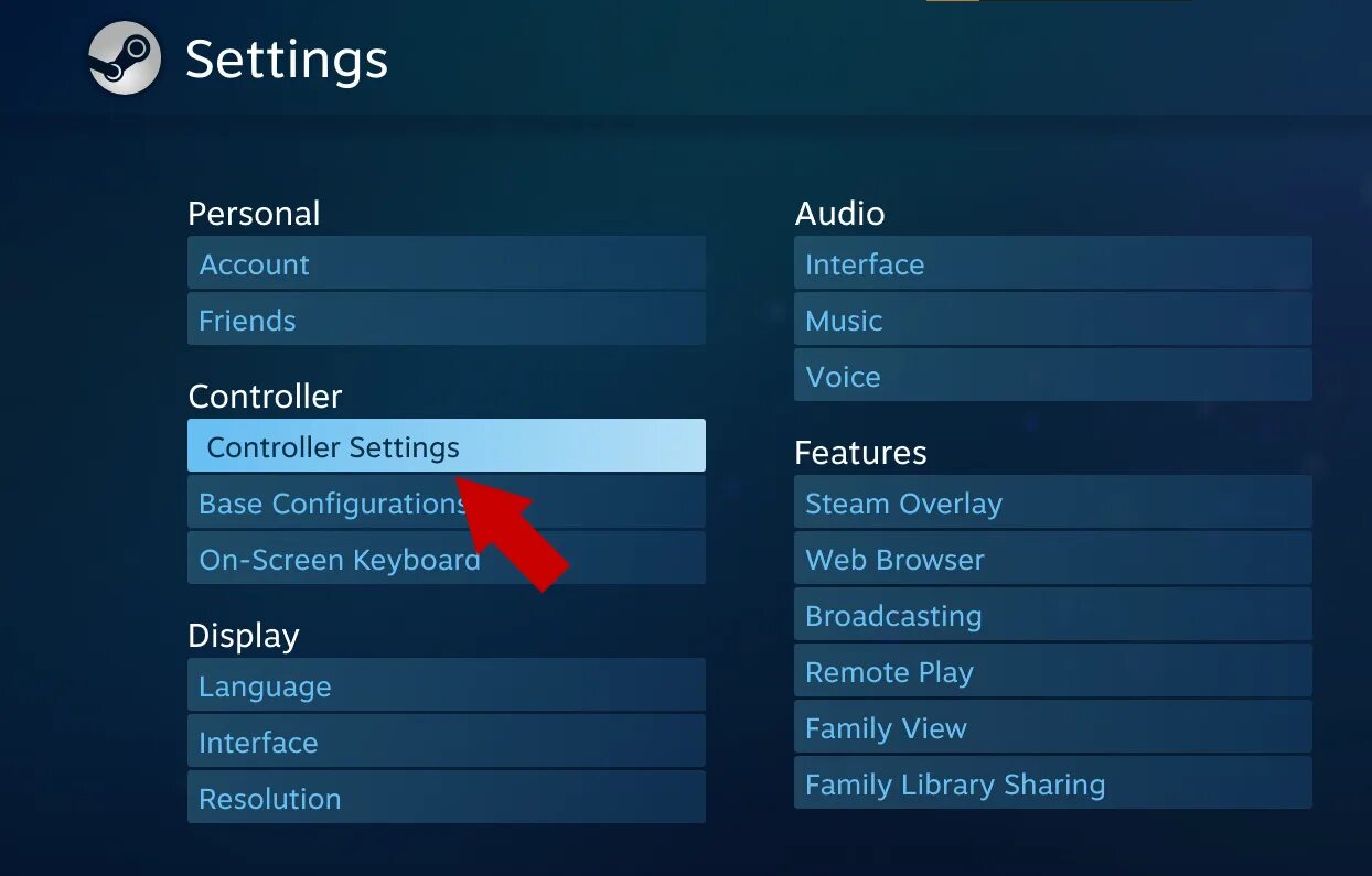 Меню setting. Settings. Меню Reversing settings. SP Controller Configurator Steam. Parsec Keyboard Controls game.