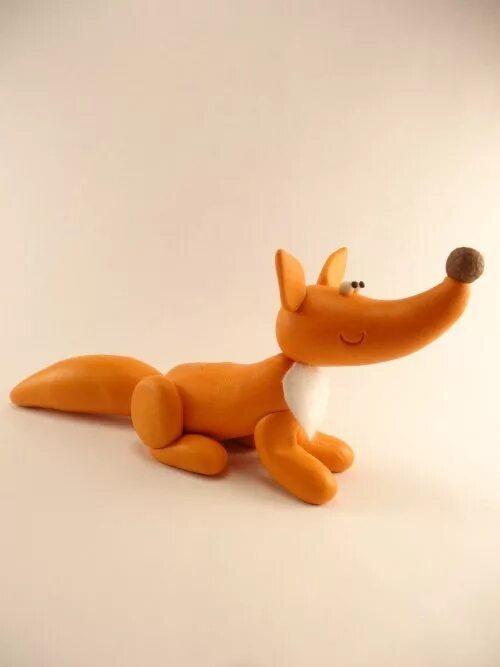 лепим лису из пластилина. лиса из пластилина для детей. лепка лисы. лепка из пластилина лисы пошагово. лисичка из пластилина пошагово для детей 5 лет.