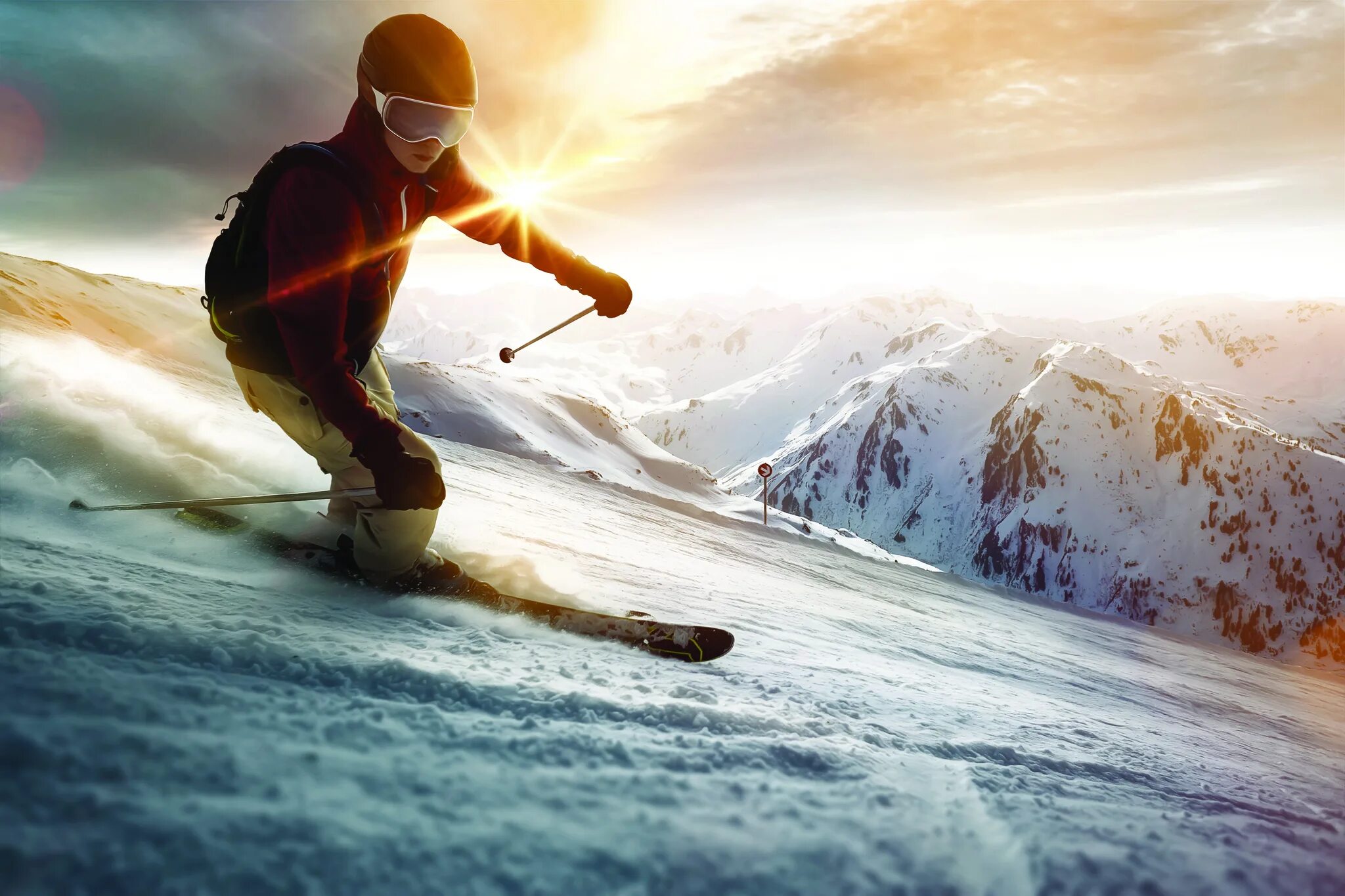 Make skiing