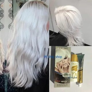 Белые волосы какой краской