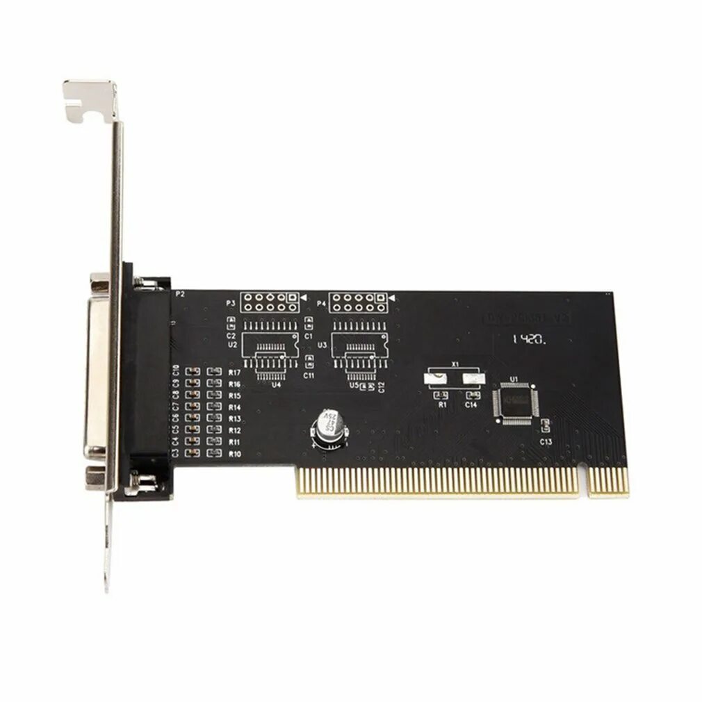 Контроллер (переходник, адаптер) PCI - LPT 25 Pin (DB-25). PCI E 1x плата LPT. Плата расширенияpci LPT порт. PCI to LPT Controller. Pci карта расширения