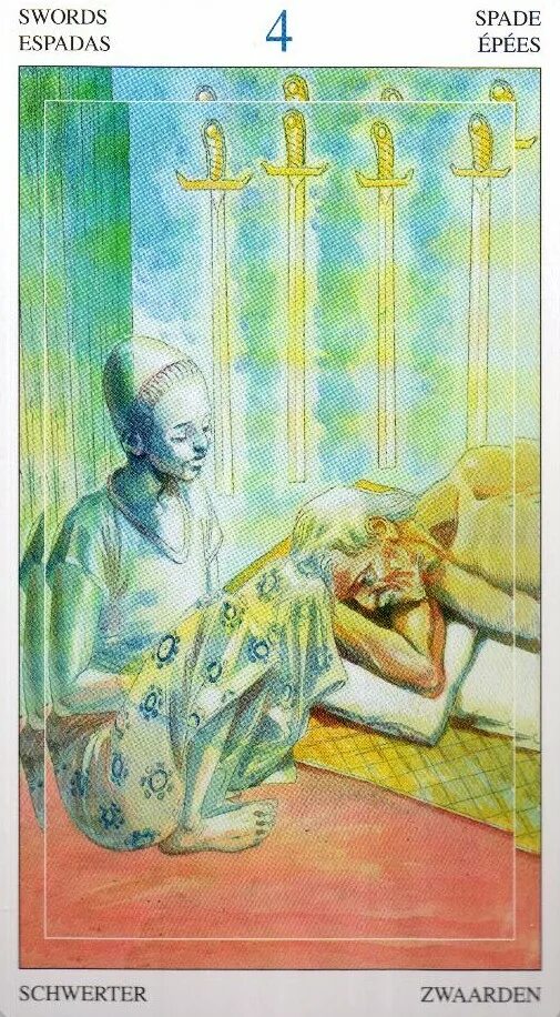 Карта таро 4 мечей значение. Таро мир духов (tarot of the spirit world). таро духа (spirit tarot). tarot of the spirit world галерея. спирит таро галерея.