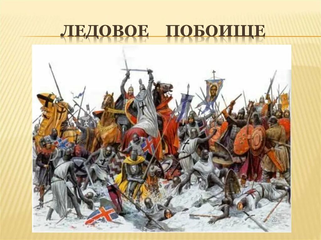 Битвы и сражения ледовое побоище. Битва на Чудском озере 1242 год Ледовое побоище.
