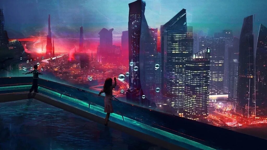 Last night city. Киберпанк 2077 город Найт Сити. Найт Сити Cyberpunk 2077 небоскрёбы. Киберпанк 2077 город. Cyberpunk 2077 город крыша.