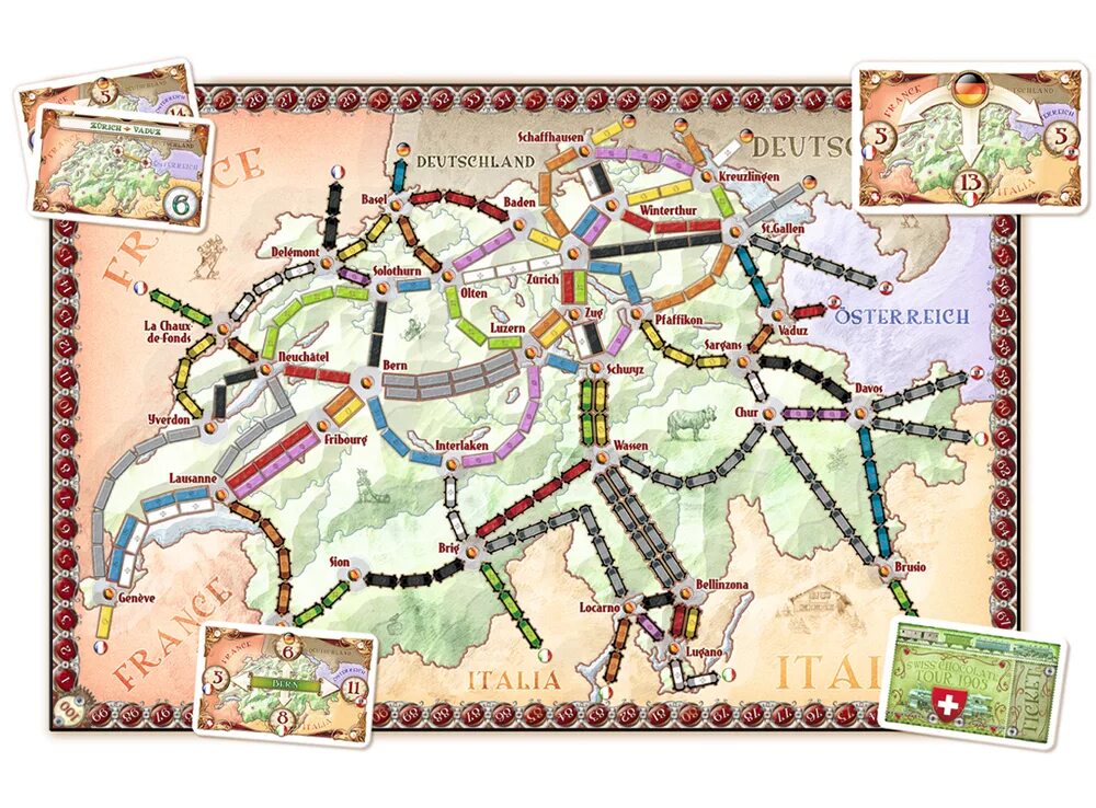 Игры которые можно играть карта игр. Ticket to Ride настольная игра. Ticket to Ride Europe карта. Ticket to Ride Европа поле. Ticket to Ride Индия и Швейцария.