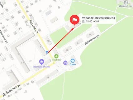 Соцзащита на карте