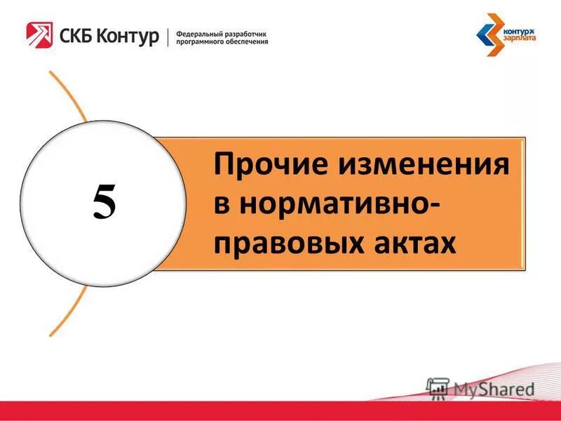 Прочие изменения