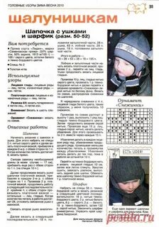 Сколько петель на шапку
