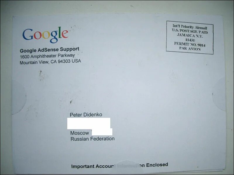 Не приходит сообщение гугл. Google adsense письмо. Гугл адсенс письмо с пинкодом. Google adsense конверт. Письмо с пин кодом от adsense.