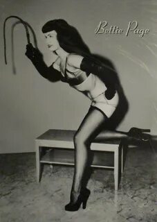 Bettie Page - Whip | Abreu Gallery.