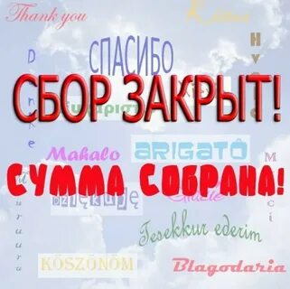 Сборе спасибо