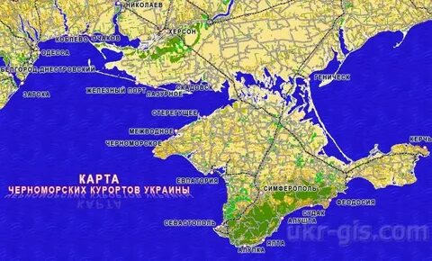 Черное море украина карта