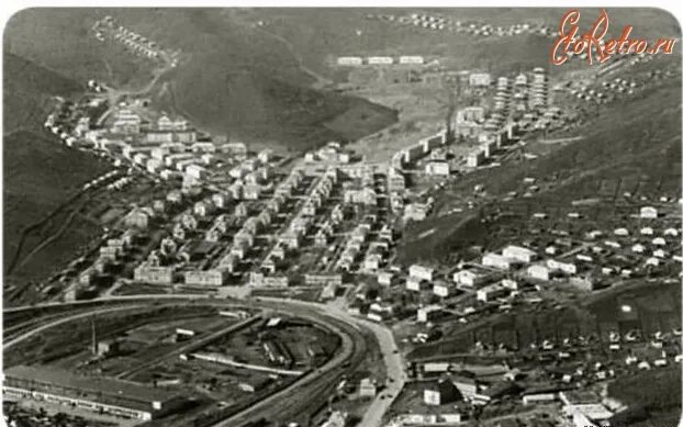 Микрорайон Рыбного порта. 1972 год Россия Приморский край Находка - ЭтоРетро.r