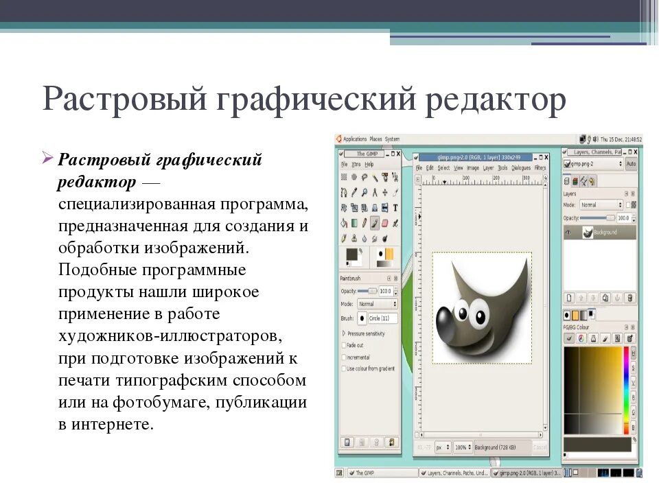 Создание и редактирование графического изображения