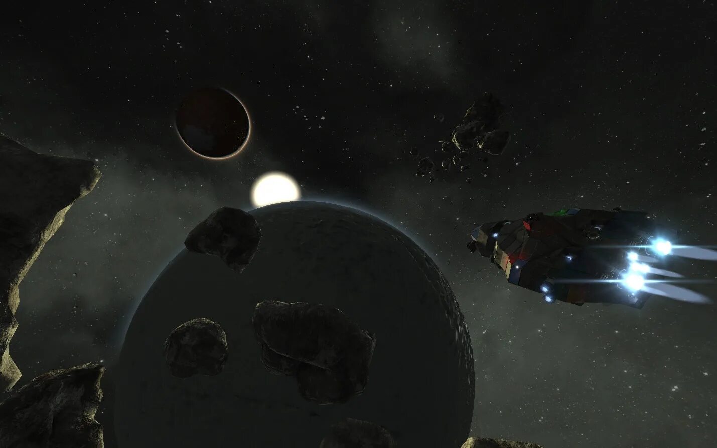 Sandbox in space