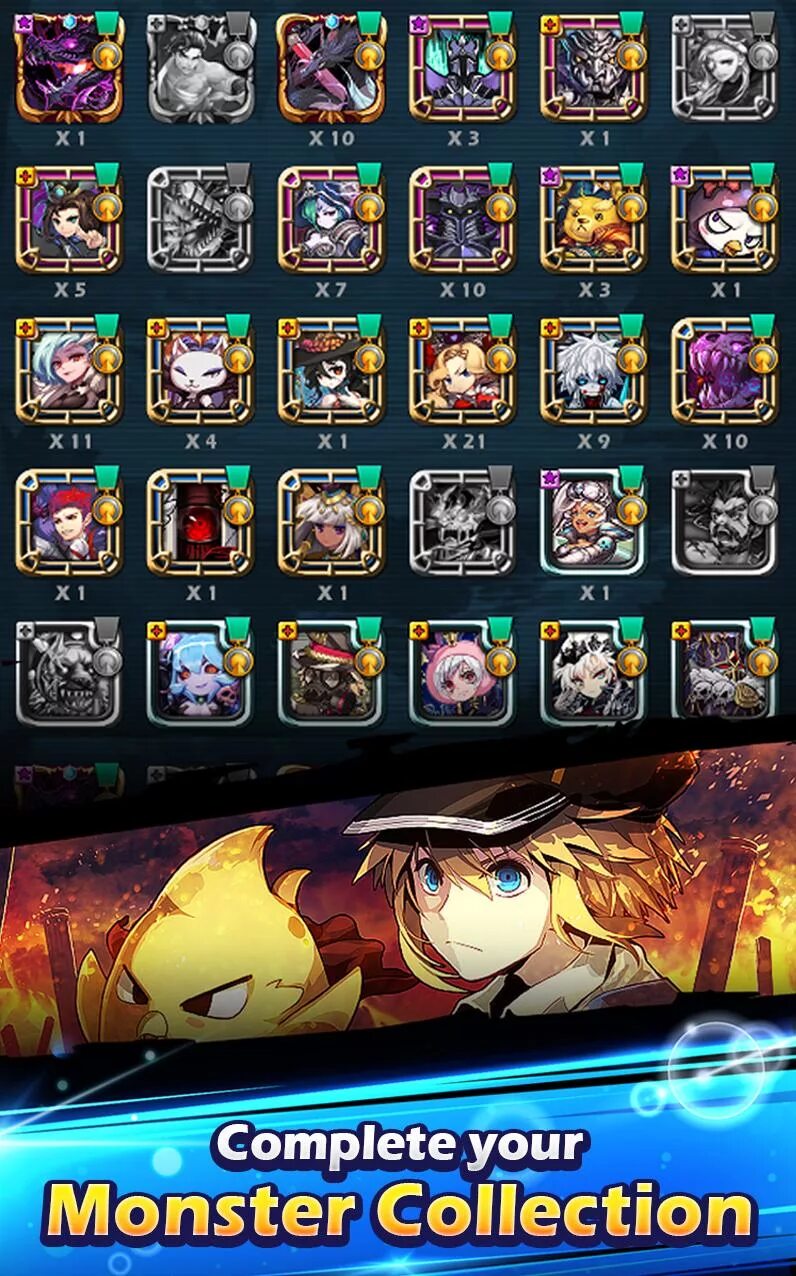 Monsters collection