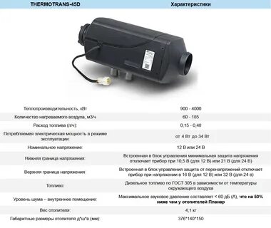Отопитель термотранс