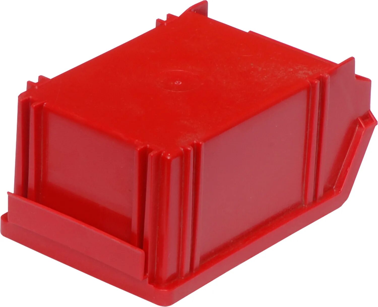 Бумажный секционный контейнер. Лоток универсальный Volf. Ящик п/э 170x105x75 красный.