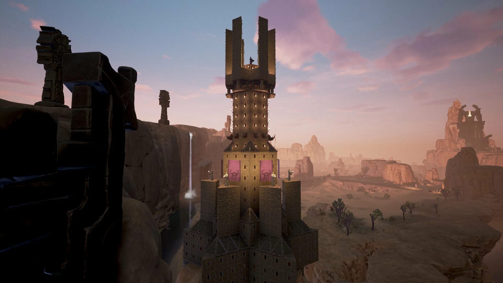 Conan exiles. Конан Экзайл башня. Конан эксайлс башня. Conan Exiles башня. Conan Exiles Аквилонские постройки.